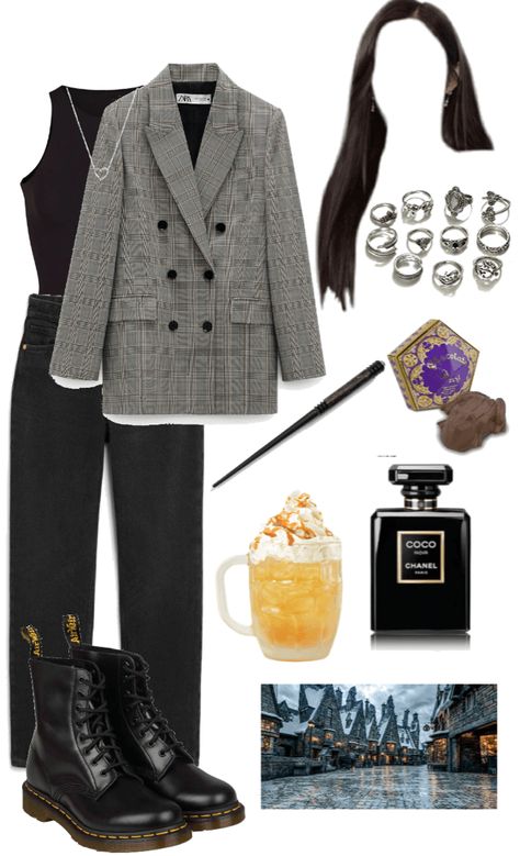 Hogsmeade Outfit, Harry Potter Diagon Alley, Marauders Dr, Trip Outfit, Disney Outfit, Diagon Alley, Trip Outfits, Outfit Maker, Outfit Aesthetic