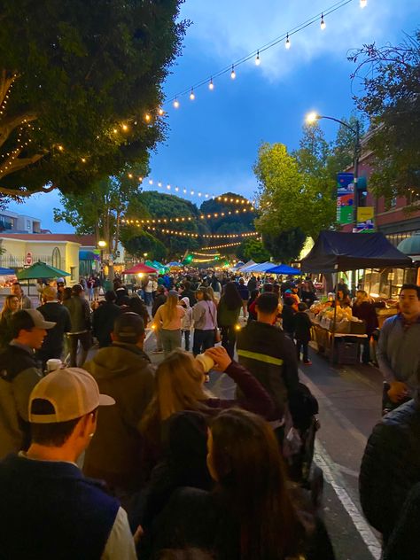 Downtown Market Aesthetic, Cal Poly Aesthetic, San Luis Obispo Aesthetic, Kennedys Aesthetic, University Of California Santa Cruz, Farmers Market Aesthetic, Cal Poly Slo, La Summer, California Roadtrip