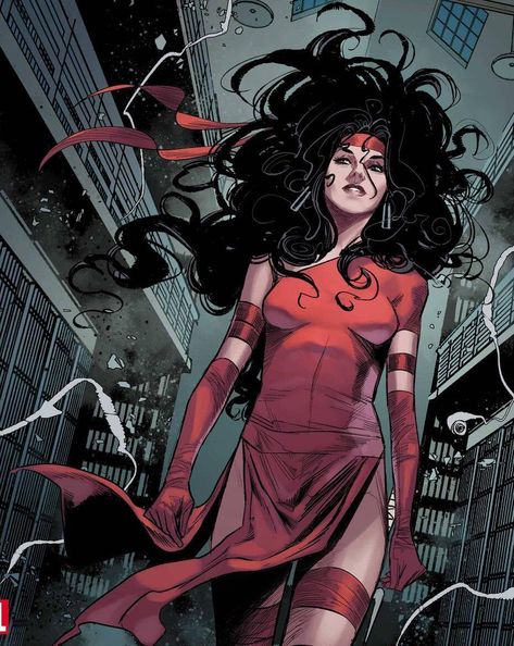 Daredevil Elektra Comic, Electra Marvel, Elektra Costume, Marvel Elektra, Daredevil Elektra, Avengers Academy, Daredevil Art, Elektra Natchios, Marvel Knights