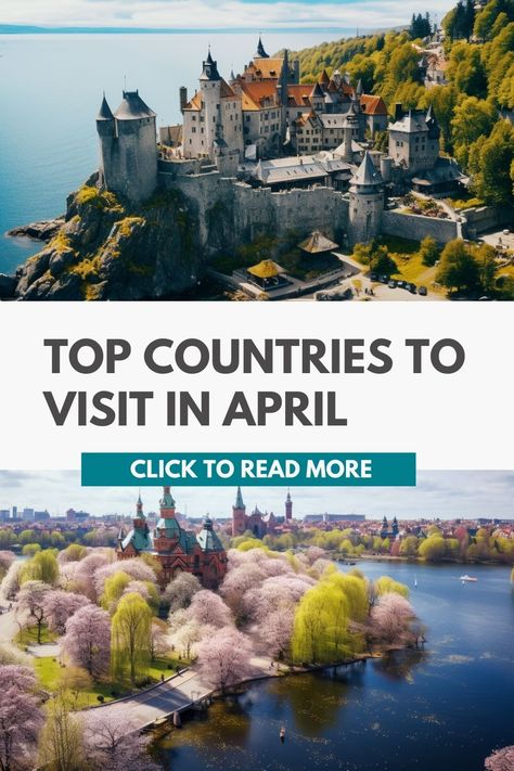 Escape into adventure with our list of 10 countries to explore in April! Whether you seek springtime blooms or exotic cultures, relaxation or excitement, we've got you covered. Plan your April getaway today. More information on the link⬆️ Top countries to visit in April | April travel destinations | Places to go in April | Where to travel in April | April vacation spots | Best places for April holidays | April tourism hotspots | Recommended April trips April Travel Destinations, April Holidays, Top Countries To Visit, April Travel, April Vacation, April April, Inca Trails, Explore Italy, Countries To Visit