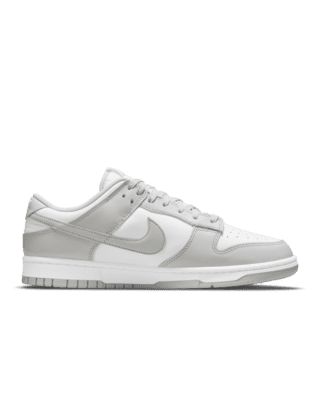 Created for the hardwood but taken to the streets, the Nike Dunk Low Retro returns with crisp overlays and original team colors. This basketball icon channels '80s vibes with premium leather in the upper that looks good and breaks in even better. Modern footwear technology helps bring the comfort into the 21st century. Shown: White/Grey Fog Style: DD1391-103 Guys Nike Shoes, Men’s Nike Shoes, Nike Dunks Aesthetic, Bday Wishlist Ideas, Mens Nike Dunks, Grey Fog Dunks, Nike Dunks Outfit Men, 16th Wishlist, Nike Dunks White