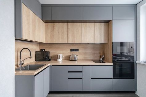 Kitchen Design 2022, Kitchen Wallpaper Ideas, Kitchen Decor Inspiration, Modern Kitchen Cabinet Design, Modular Kitchen Design, Cabinet Remodel, Kitchen Cabinet Remodel, Kitchen Decor Modern, Modern Kitchen Cabinets