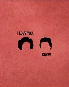 Han Solo and Princess Leia , I love you - I know Princess Leia Tattoo Minimalist, Han Solo Tattoo, Han Solo Art, Princess Leia Tattoo, Han Solo Leia, Han And Leia, Star Wars Love, Star Wars Wallpaper, Han Solo