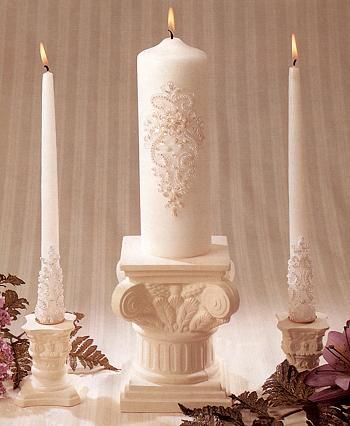 Wedding Ceremony Unity Candle, Candle Alternatives, Unity Candle Ceremony, Wedding Ceremony Songs, Ivory Pillar Candles, Ceremony Songs, Wedding Ceremony Unity, Wedding Ceremony Ideas, Wedding Unity Candles