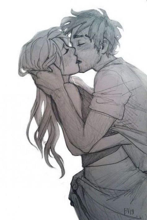 Romantic Drawing, Couple Drawing, Couple Sketch, Siluete Umane, Percabeth, Couple Drawings, Drawing Videos, Love Drawings, Drawing Tutorials