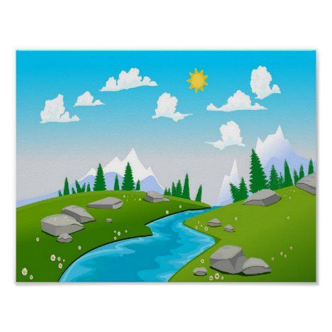 lovely landscape drawing poster Gambar Lanskap, Interactive Walls, Motif Simple, Apple Watch Wallpaper, Cartoon Background, Lukisan Cat Air, Beautiful Flowers Wallpapers, Landscape Drawings, Nature Activities