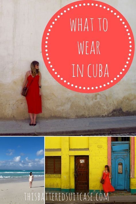 What to Wear in Cuba - This Battered Suitcase Cuba Culture, Cuba Fashion, Cuba Vacation, Cuba Beaches, Viva Cuba, Visit Cuba, Suitcase Travel, Spring Break Trips, Caribbean Culture