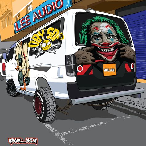 Matatu culture toyota shark #art #kenya #matwanaculture Matatu Culture Kenya, Kenyan Art, Matatu Culture, Migos Rapper, Mini Trucks 4x4, Night Club Dance, Bus Games, Bike Drawing, Club Dance