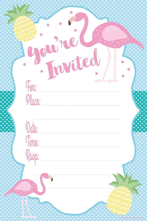 Flamingo Party Invitation, Flamingo Birthday Party Invitations, Flamingo Party Supplies, Diy Flamingo, Flamingle Party, Flamingo Birthday Invitations, Luau Party Invitations, Pool Party Invitation Template, Flamingo Invitation