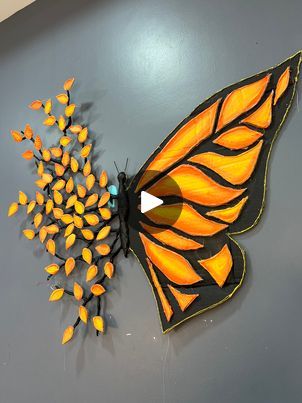 3d Butterfly Art, 3d Butterfly Wall Decor, Painting Butterfly, Butterfly Craft, You're The One, Lose My Breath, Wall Decor Crafts, Diy Butterfly, Butterfly Wall Decor