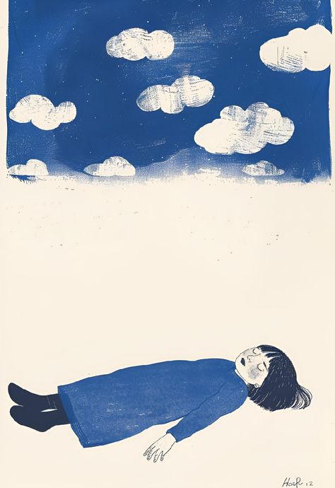 Save & follow for more surreal minimalist art! 🌌✨ This striking illustration features a person with short dark hair, serenely reclining in a long blue outfit on a white surface. The sense of calm and whimsy invites viewers to dream and ponder. Perfect decor for a modern space. Purchase your art print or image prompt today! Click the link for more.  #SurrealArt #MinimalistArt #ArtPrints #DreamyDecor #FloatingFigure #BlueOutfit #ModernAesthetic #HomeDecor #imageprompt #AIimage Nostalgia Art, Short Dark Hair, Minimalist Drawing, Sell Photos, Blue Outfit, Visual Content, Modern Spaces, Surreal Art, Minimalist Art