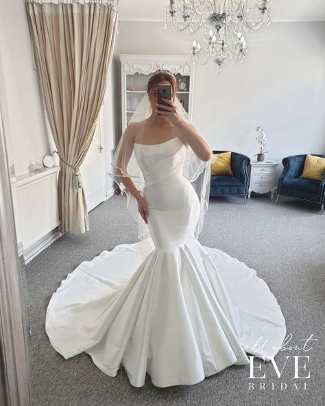 Seraphine Elysee, Seraphine Wedding Dress, Elysee Seraphine Wedding Dress, Mikado Wedding Dress Fit And Flare, Mikado Mermaid Wedding Dress, Elysee Wedding Dress, Bridal Vibes, Mikado Gown, Mikado Wedding Dress