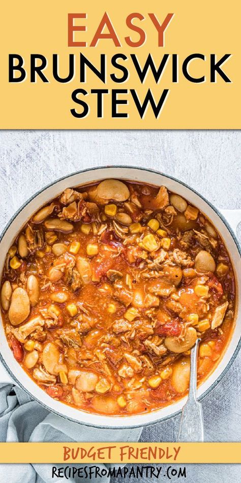 How To Make Brunswick Stew, Quick And Easy Brunswick Stew, Brunswick Stew Instant Pot, Quick Brunswick Stew, Instant Pot Brunswick Stew, Brisket Brunswick Stew, Easy Brunswick Stew Recipe Crock Pots, Brunswick Stew Recipes, Brunswick Stew Paula Dean