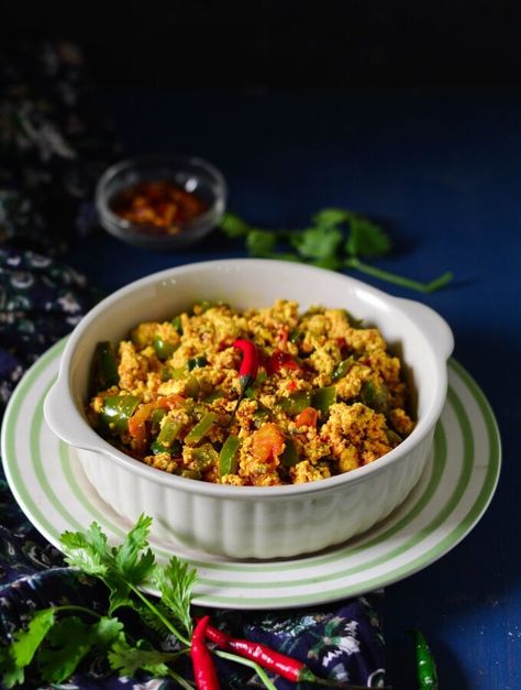 Paneer Bhurji Recipe, Bhurji Recipe, Paneer Bhurji, Punjabi Cuisine, How To Make Paneer, Pav Bhaji Masala, Sauteed Greens, Food Lab, Cumin Seeds