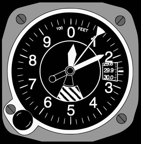 Yes this is an altimeter. Everything is known (probably). But what the hell is doing zebra stripes? Definitely not for fun, or to look… Lockheed Electra, Boat Navigation Lights, Aircraft Propeller, Navigation Map, Altimeter, Navigation Lights, New Aircraft, Airline Flights, Good To Know