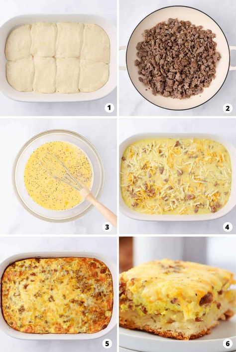 5 Ingredient Breakfast Casserole With Biscuits, Christmas Breakfast Casserole Biscuits, Breakfast Bake Biscuit, Tilted Egg Biscuit Bake, Pillsbury Biscuit Egg Casserole, Breakfast Casserole Quick, Make Ahead Sausage Egg And Cheese Breakfast Casserole, Sausage Egg Biscuit Breakfast Casserole, Egg Casserole Recipes Biscuit