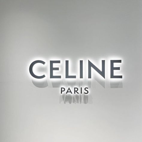 Celine Logo Aesthetic, Celine Logo, Working Space, Logo Icons, White Walls, Bts, Wall, White, Quick Saves