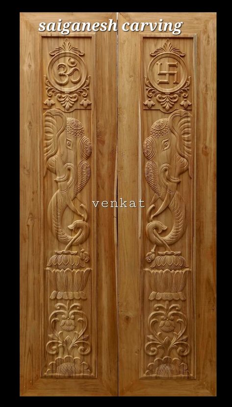 Wooden Carving Design, Wooden Double Front Doors, Teak Doors, Double Door Entrance, Door Design Photos, Dressing Room Decor, Main Entrance Door Design, Main Entrance Door, Wooden Front Door Design