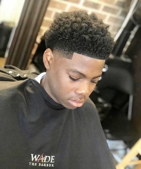 Lineup Haircut, Tapered Hairline, Mid Taper, Boys Cut, Black Haircut Styles, Taper Fade Short Hair, Fade Haircut Curly Hair, Black Haircut, Black Boys Haircuts