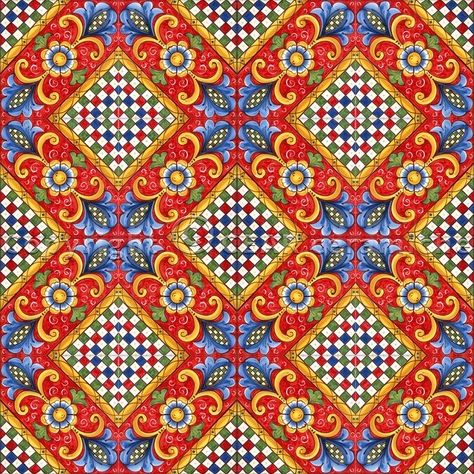 Sicilian Decor, Pizzeria Design, Motif Art Deco, Italian Interior Design, Gucci Floral, Sicilian Recipes, Tile Projects, Digital Borders Design, Persian Pattern