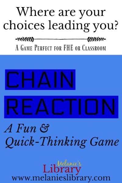 Chain Reaction Game, Sunday School Games For Teens, Sunday School Lessons For Teens, Teen Sunday School Lessons, Lds Sunday School, Youth Sunday School Lessons, Youth Group Lessons, Youth Bible Study, Tv Game Show