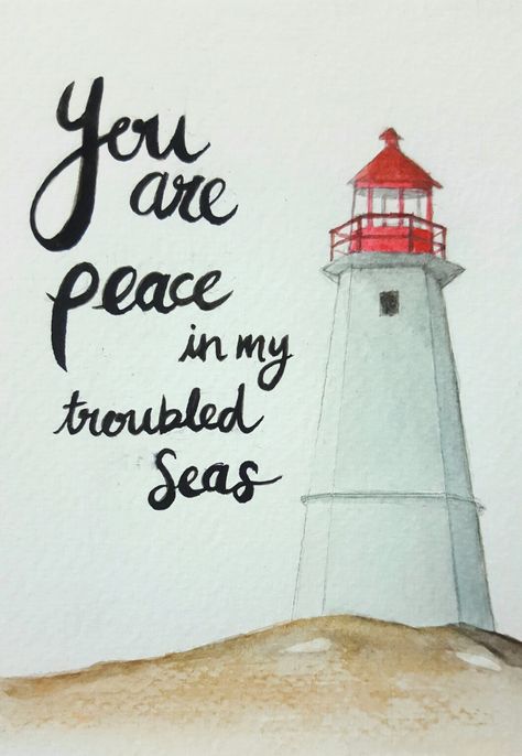 My Lighthouse Rend Collective, Lighthouse Quotes, Rend Collective, My Lighthouse, Painting Typography, Scripture Doodle, Prayers Of Encouragement, Christmas Canvas Art, Lighthouse Painting