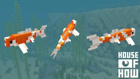 Minecraft Koi Fish, Mincraft Bulds, Minecraft Mobs Mod, Mc Aesthetic, Minecraft Rp, Minecraft Addons, Minecraft Cheats, Minecraft Mod, Minecraft Mobs