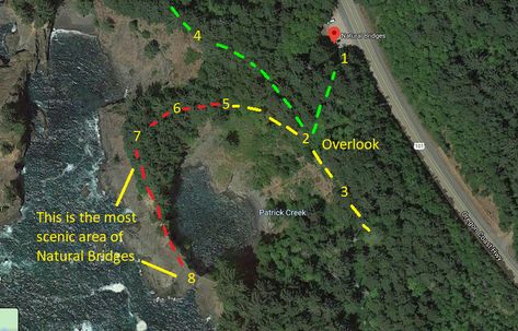 How to Hike Down Into Natural Bridges in Oregon Amazing Maps, Beautiful Hikes, Ozark Trail, Us Road Trip, Southern Oregon, Natural Bridge, Secret Beach, Drone Video, Day Hike