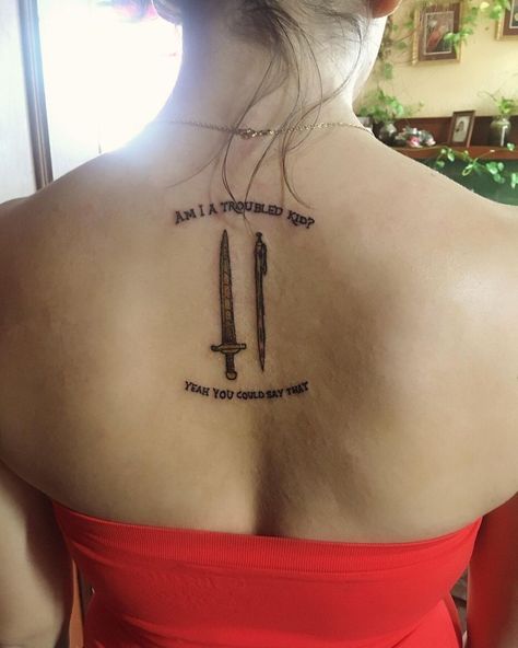 Yicel 🍒 (@yizelz) posted on Instagram: “Happy birthday Percy Jackson 💙 PJO has been my favorite series since my 7th grade reading teacher (shoutout to Mrs Asvos 😤) recommended it…” • Aug 18, 2019 at 9:59pm UTC Tatuagem Percy Jackson, Percy Jackson Tattoo, Happy Birthday Percy, 7th Grade Reading, Bookish Tattoos, Simple Tattoos For Guys, Family Tattoo Designs, Mommy Tattoos, Greek Mythology Tattoos