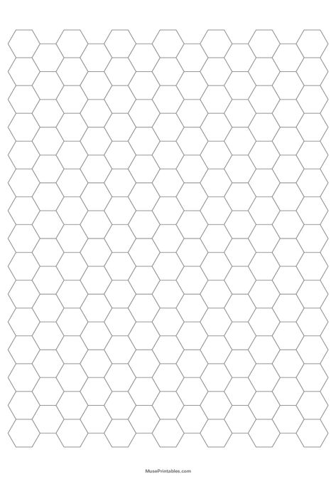 Printable 1 cm Gray Hexagon Graph Paper for A4 Paper Hexagon Printable, Graph Paper Template, Notes Templates, Notes Template, Graph Paper, A4 Paper, Paper Template, Paper Size, Free Printable