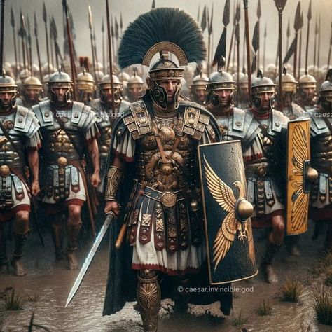 Roma Army, Roman Gladiators, Greek Soldier, Roman Armor, Roman Centurion, Roman Army, Warrior Concept Art, Roman Soldier, Roman Warriors