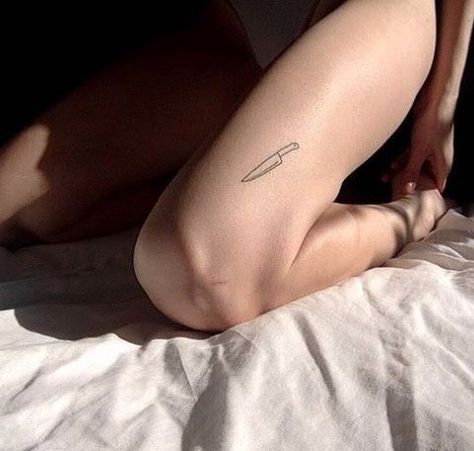 eveninggcoffee Sharpie Tattoo, Knife Tattoo, Small Tats, Prison Tattoos, Stick N Poke Tattoo, Allison Argent, Poke Tattoo, Aesthetic Tattoo, Natasha Romanoff