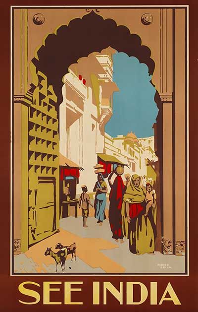 See India Vintage Travel Poster “Not all those who wander are lost.” – JRR Tolkien india,indien,inde,indie,see,,travel poster,travel,vacances,poster,travelposter,holiday,vintage,clasic,retro,coloured,wanderlust,cruise,railway,railroad,1920,1930,1940,1950, India Poster, Indian Travel, Asian Travel, Tourism Poster, Vintage India, Travel Artwork, Retro Travel Poster, Vintage Travel Poster, Bird Art Print