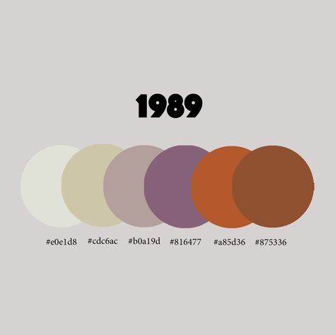 taylor swift album cover colour palette Taylor Swift Color Aesthetic, Taylor Swift Hex Codes, Taylor Swift Album Cover Colors, Taylor Swift Songs As Outfits, Taylor Swift Album Colours, Taylor Swift Era Colors, Taylor Swift Album Outfit Ideas, Taylor Swift Colour Palette, Taylor Swift Album Colors