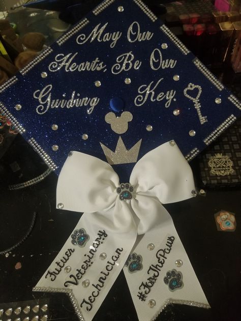 Kingdom Hearts Graduation Cap, Graduation Inspiration, College Graduation Cap Decoration, Grad Cap Designs, Graduation 2024, Grad Caps, Cap Decoration, Graduation Cap Designs, Cap Ideas