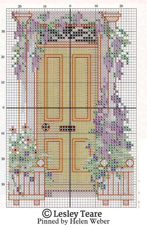 Door Cross Stitch, Cottage Cross Stitch, Parterre Garden, Cross Stitch Tutorial, Stitch Doll, Stitch Witchery, Cross Stitch House, Cross Stitch Magazines, Cross Stitch Collection