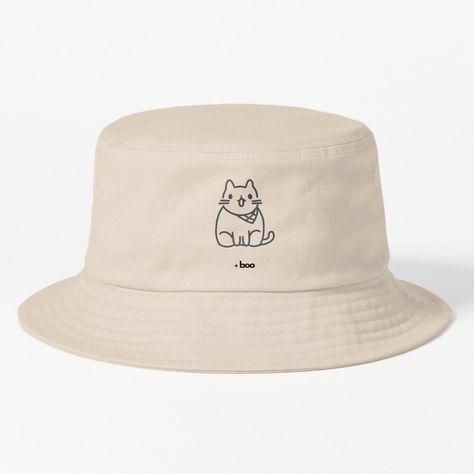 Get my art printed on awesome products. Support me at Redbubble #RBandME: https://www.redbubble.com/i/bucket-hat/Cute-Cat-by-DRAW-WITH-BOO-by-DRAW-WITH-BOOO/165822269.51XZU?asc=u Boo Bucket, Hats For Sale, Cute Cat, Bucket Hat, My Art, Awesome Products, Hats, For Sale, Art