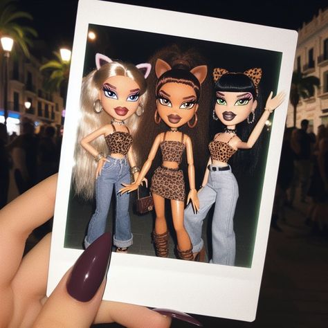 Bratz Jade, Swag Wallpaper, Cute Disney Characters, Black Bratz Doll, Aviation Humor, Pic Poses, Happy Birthday Template, Doll Aesthetic, Spooky Szn