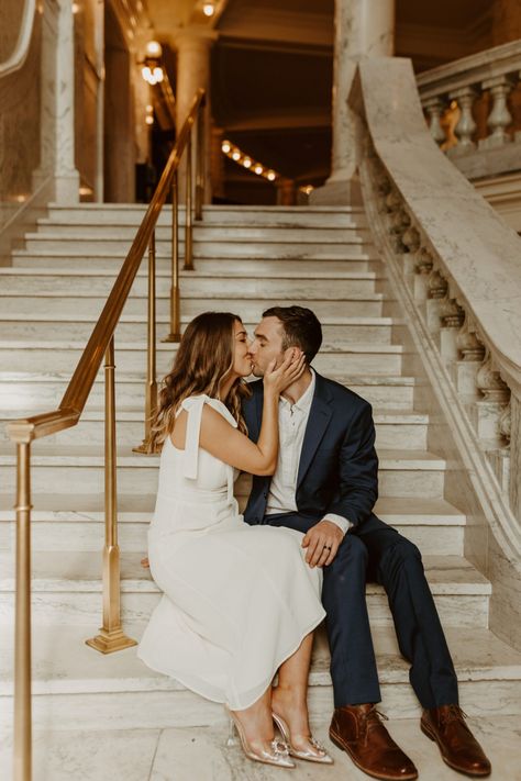 Capital Building Engagement Pictures, Austin Capitol, Classic Engagement Photos, City Hall Elopement, Engagement Pic, City Engagement Photos, Private Wedding, Rocky Mountain Wedding, Wedding Money