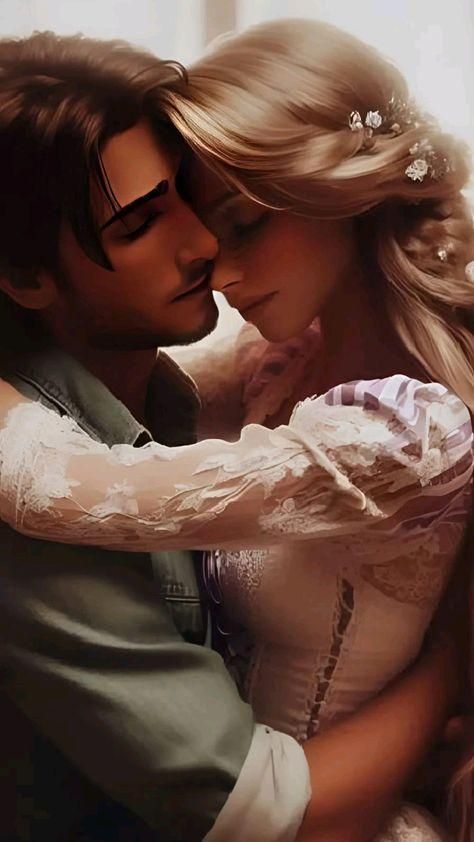 Real Life Disney Characters, Disney Romance, Rapunzel And Flynn, Rapunzel And Eugene, Dark Fairytale, Disney Princess Rapunzel, Whatsapp Wallpaper Cute, Disney Princess Fan Art, Cute Disney Pictures