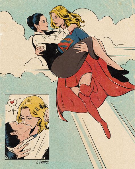 Jenifer Prince, Supergirl Comic, Superhero Memes, Lena Luthor, Lesbian Art, Yuri Manga, Queer Art, Superhero Wallpaper, Marvel Comics Art