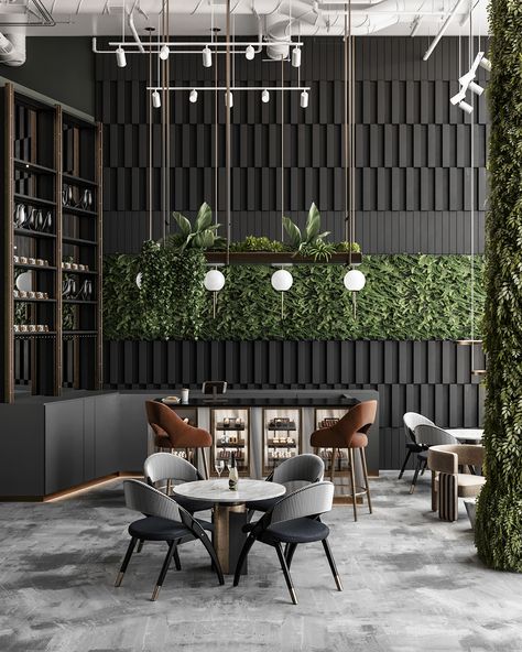 MAISON la FLEUR on Behance Florist Cafe, Luxury Restaurant Interior, Cafe Idea, Modern Restaurant Design, Cream Design, Coffee Shops Interior, Homes Interior, Luxury Restaurant, Flowers Shop