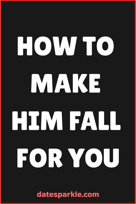 Want to know how to make him fall head over heels for you? 💕 Look no further! Check out our easy, tried-and-true tips on how to capture his heart and keep him interested. From cute date ideas to sweet gestures, we'll help you create a lasting impression that will make him smitten with you in no time. Get ready to level up your dating game and wow that special guy with these tips on How to Make Him Fall for You! How To Make A Man Fall In Love With You, How To Make Him Fall In Love With You, Sweet Gestures, Keep Him Interested, Cute Date, Get A Girlfriend, Cute Date Ideas, Get A Boyfriend, Getting To Know Someone