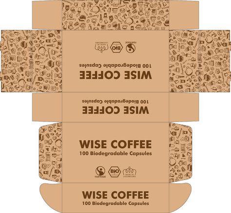 Coffee Box Design Packaging, Coffee Packaging Design Boxes, Carton Box Design Packaging, Coffee Box Design, Packing Box Design Ideas, Box Packaging Design Templates, Cookie Box Design, Food Box Design, Coffee Box Packaging