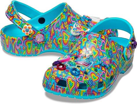 Lisa Frank Birthday Party, Crocs Store, Purple Crocs, Toddler Crocs, Crocs Baya, Preschool Girl, Play Shoes, Crocs Clogs, Women's Crocs