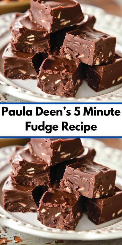 Make delicious fudge in 5 minutes with Paula Deen’s easy recipe. Perfect for chocolate cravings. Quick Fudge Recipe, Recipe With Chocolate Chips, 5 Minute Fudge, Fudge Dessert, Homemade Fudge Recipes, Fudge Recipes Chocolate, Paula Deen Recipes, Quick Dessert, Fudge Recipes Easy