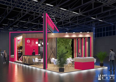 +7 906 797 01 84 on Behance 4 Side Open Exhibition Stand Design, Western Bar, Exhibition Stall Design, Exhibition Stall, Stall Designs, Exhibition Stand Design, Exhibition Booth Design, Exhibition Booth, Stand Design