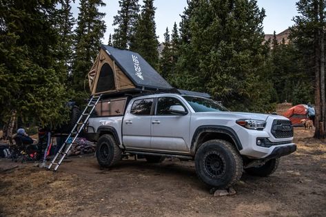 Tacoma Roof Top Tent, Rooftop Tent, Tent Material, Tacoma Truck, Telescopic Ladder, Sun Roof, Roof Top Tent, Roof Top, Trail Riding