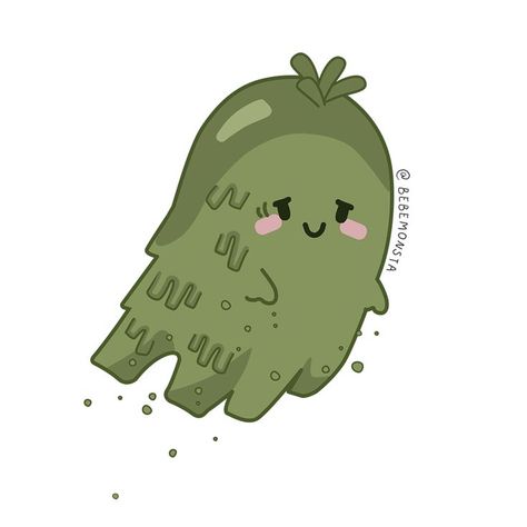 Cute Chibi Drawings, Alien Inspiration, Frog Halloween, Procreate Drawings, Matcha Aesthetic, Frog Wallpaper, Food Drawings, Cute Doodle, Icon Cute