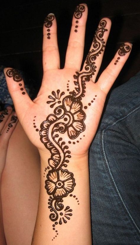 110 Latest Simple Arabic Mehndi Designs [2019] – Piercings Models Mehndi Designs Finger, Henna Hand Designs, Arabic Mehendi Designs, Easy Mehndi Designs, Jagua Henna, Simple Arabic Mehndi Designs, Arabic Henna Designs, Henna Designs For Kids, Tato Henna